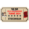 Biljett till Felix Recenserar i Stockholm!